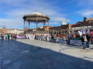 Manifestantes en Alcalá de Henares