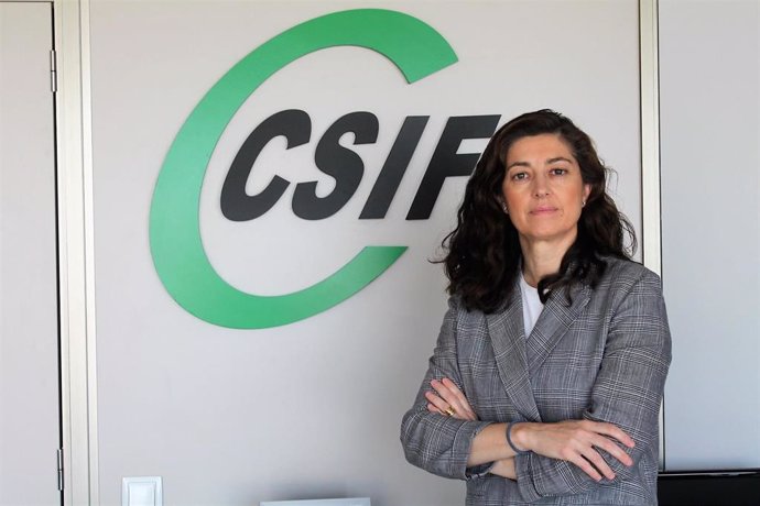 La presidenta de CSIF, Alicia Torres