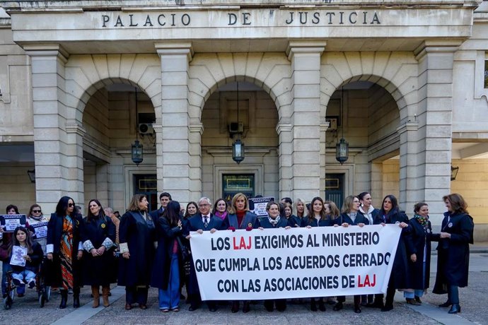 Concentración de los letrados de la Administración de Justicia 