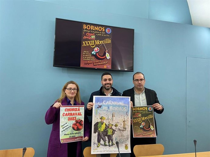 Presentación del carnaval de Bornos.