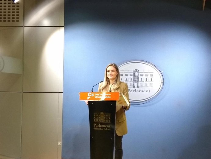 Archivo - La portavoz adjunta de Ciudadanos, Patricia Guasp, en el Parlament.