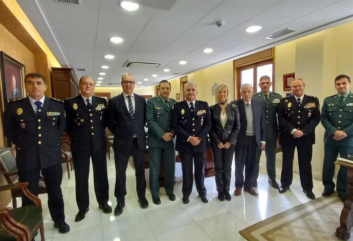 Reunión de Fiscalía Superior de Andalucía y Cuerpos y Fuerzas de Seguridad, en Granada