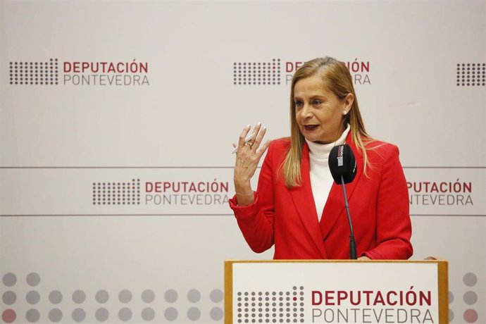 La presidenta de la Diputación de Pontevedra, Carmela Silva