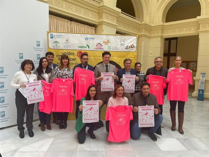 Presentación de la IX Carrera Mujeres contra el Cáncer Ciudad de Málaga