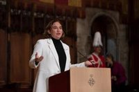 Colau anuncia la "suspensión temporal" de las relaciones entre Barcelona e Israel