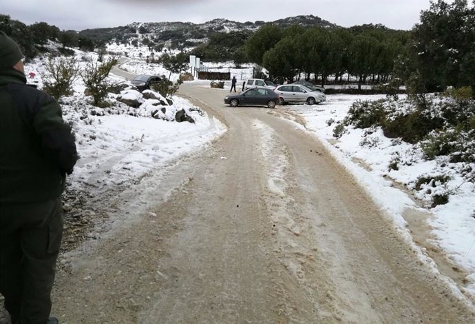 Archivo - Imagen de archivo del acceso a la Sierra de las Nieves