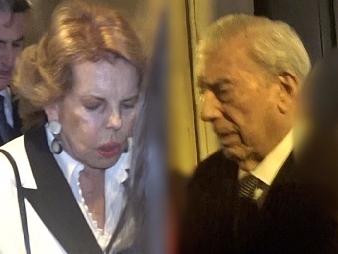 MARIO VARGAS LLOSA Y PATRICIA LLOSA EN PARÍS