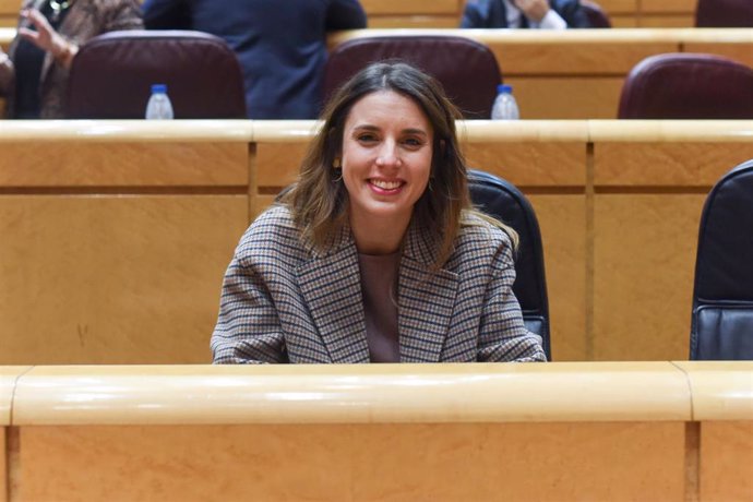 La ministra de Igualdad, Irene Montero