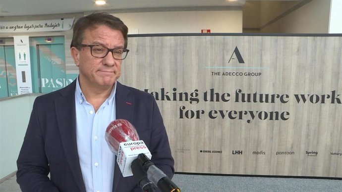 Archivo - El director de Adecco Group Institute, Javier Blasco, en una imagen de archivo.