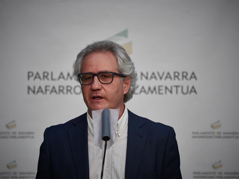 Archivo - Carlos Pérez-Nievas, candidato de Ciudadanos al Parlamento de Navarra.