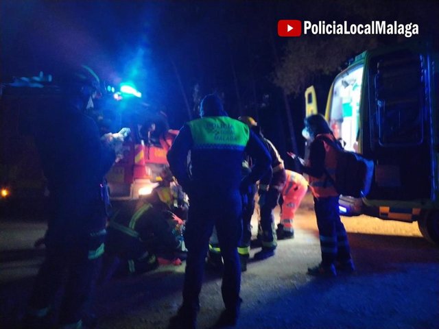 Rescate de mujer accidentada en los Montes de Málaga