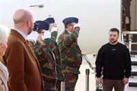 Zelenski inicia visita a Bruselas con discurso en la Eurocámara antes de reunirse con los líderes de los 27
