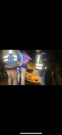 Imagen de uno de los detenidos