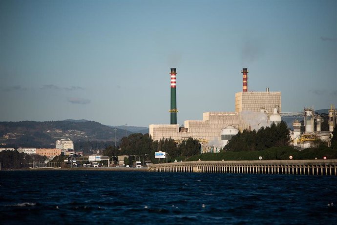 El complejo industrial de Ence en la Ría de Pontevedra, a 7 de febrero de 2023, en Pontevedra, Galicia (España). La sección quinta de la Sala de lo Contencioso-Administrativo del Tribunal Supremo ha estimado los recursos presentados por Ence y otras ent