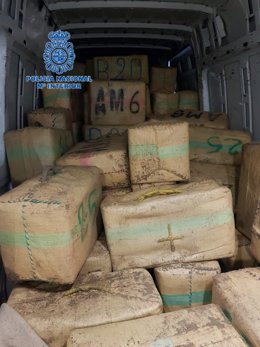 Imagen de la droga incautada en Tarragona