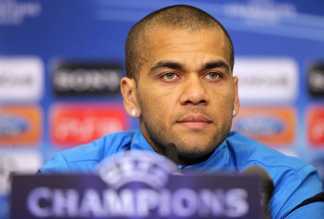 Archivo - El futbolista Dani Alves.
