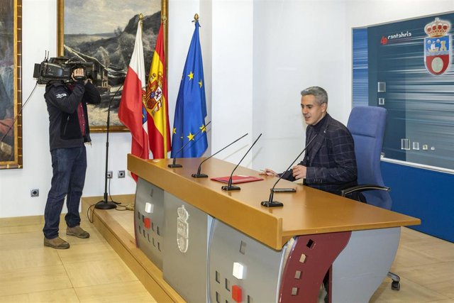 El vicepresidente, Pablo Zuloaga, en rueda de prensa
