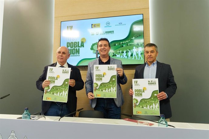 Presentación del IV Congreso Nacional de Despoblación y Reto Demográfico que se celebrará en Albacete