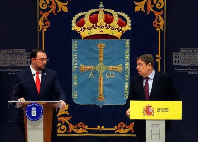 Fotos Rueda De Prensa Del Presidente Del Principado Y El Ministro De Agricultura, Pesca Y Alimentación