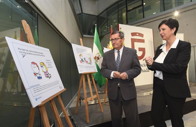 Presentación de la exposición 'De niña a científica' .