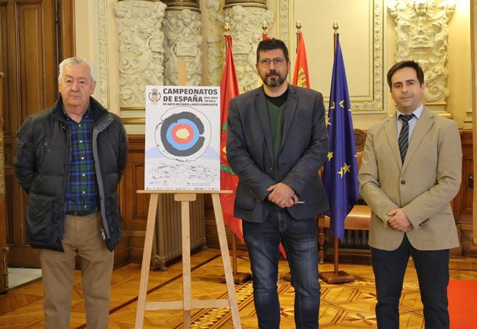 Presentación del campeonato nacional de Tiro con Arco que se celebra en Valladolid del 10 al 12 de febrero.