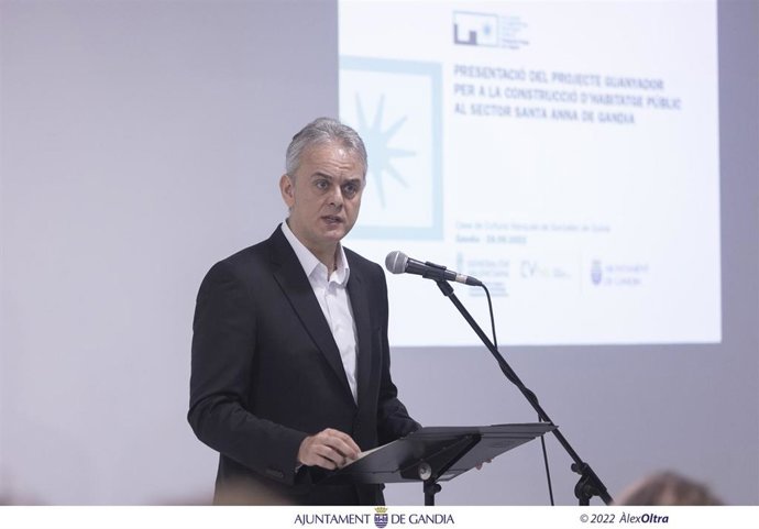 Archivo - 28092022 Ndp Illueca Presenta El Projecte Guanyador Del Concurs Per A Construir 70 Habitatges Públics A Gandia