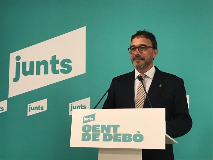 Archivo - El portavoz de Junts, Josep Rius, en una foto de archivo