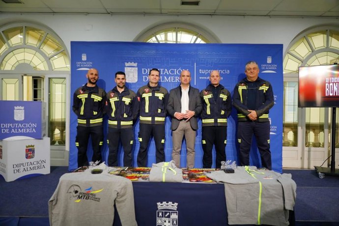Presentación de la carrera MTB Bomberos del Levante almeriense.