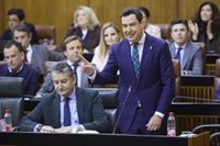 Moreno defiende que la Junta ha activado el 40% de fondos europeos 2021-26 tras afearle Espadas su "problema de gestión"