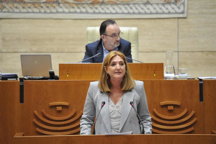 La diputada del PP en la Asamblea de Extremadura Pilar Pérez