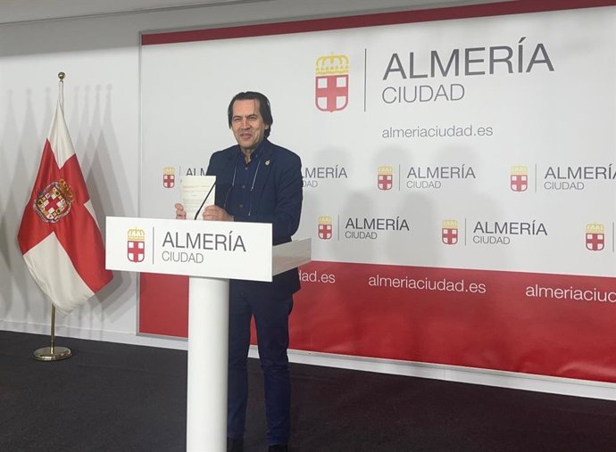 El portavoz de Cs en el Ayuntamiento de Almería, Rafael Burgos.