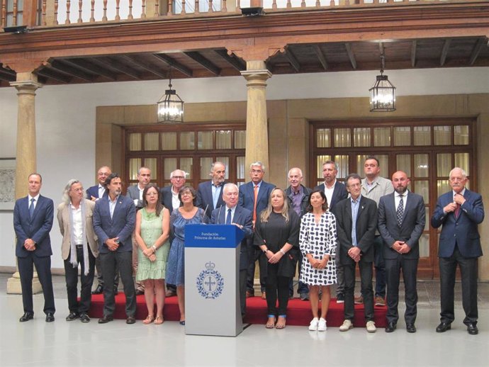 Archivo - Jurado del Premio al Pueblo Ejemplar de Asturias 2018.