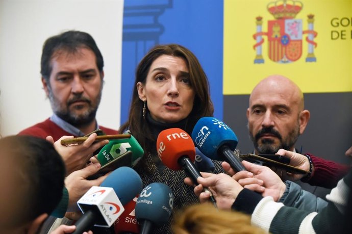 La ministra de Justicia, Pilar Llop, en Málaga.