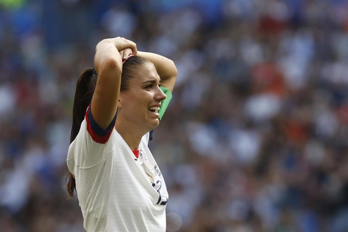 Archivo - La futbolista Alex Morgan, durante el Mundial de 2019.
