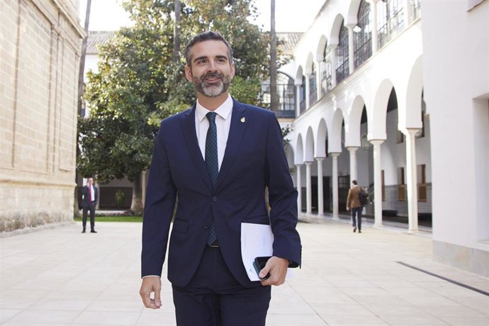 Archivo - El consejero de Sostenibilidad, Medio Ambiente y Economía Azul de la Junta de Andalucía y portavoz del gobierno, Ramón Fernández-Pacheco, archivo 