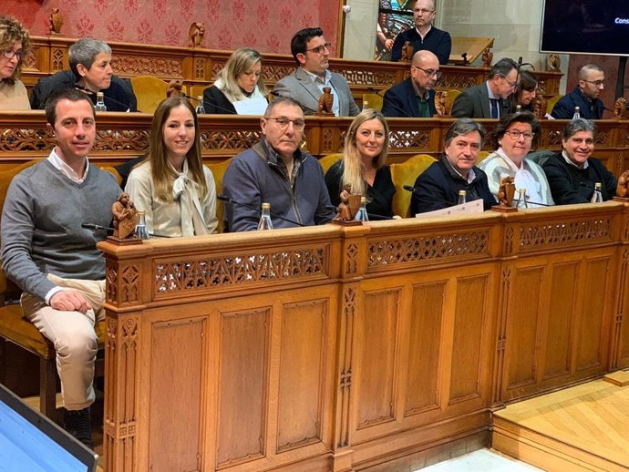 Los consellers del PP en el Consell de Mallorca.