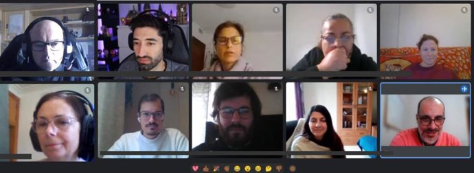 Varios participantes de la Lanzadera Conecta Ocupación de Palma.