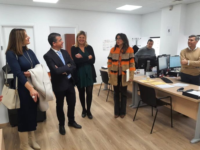 Visita de la Junta al nuevo Juzgado de Primera Instancia 20 de Granada