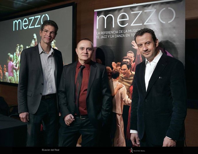Presentación del programa conmemorativo de los 25 años de MEZZO, que este 9 de febrero retransmitirá en directo 'Arabella', de Richard Strauss, desde el teatro Real