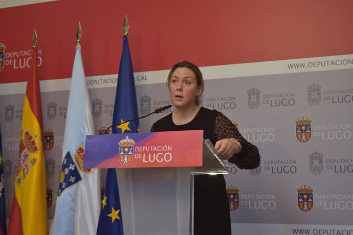 Archivo - La portavoz del PSOE en la Diputación de Lugo, Pilar García Porto