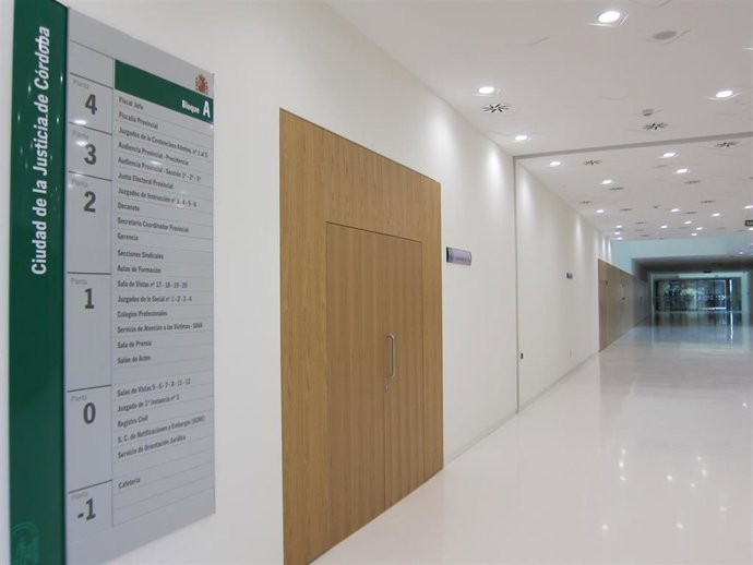 Archivo - Interior de la Ciudad de la Justicia de Córdoba.