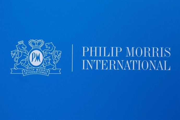 Archivo - Logo de Philip Morris International.