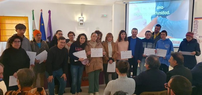 Entrega de diplomas del  Emple@Jaén III