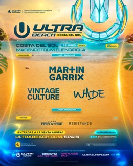 Cartel de Ultra Beach Costa del Sol 2023