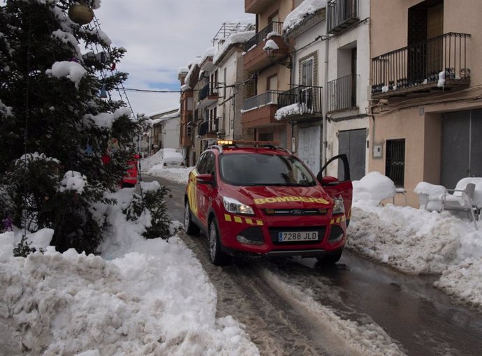 El Consorcio de Bomberos de la Diputación de Castellón se prepara ante la posible llegada de un temporal de nieve y lluvia