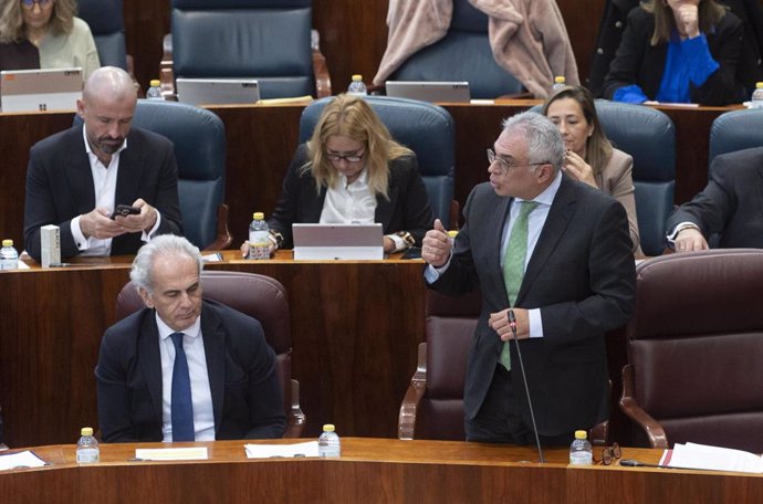 El consejero de Medio Ambiente de la Comunidad de Madrid, Carlos Izquierdo Torres. Archivo.