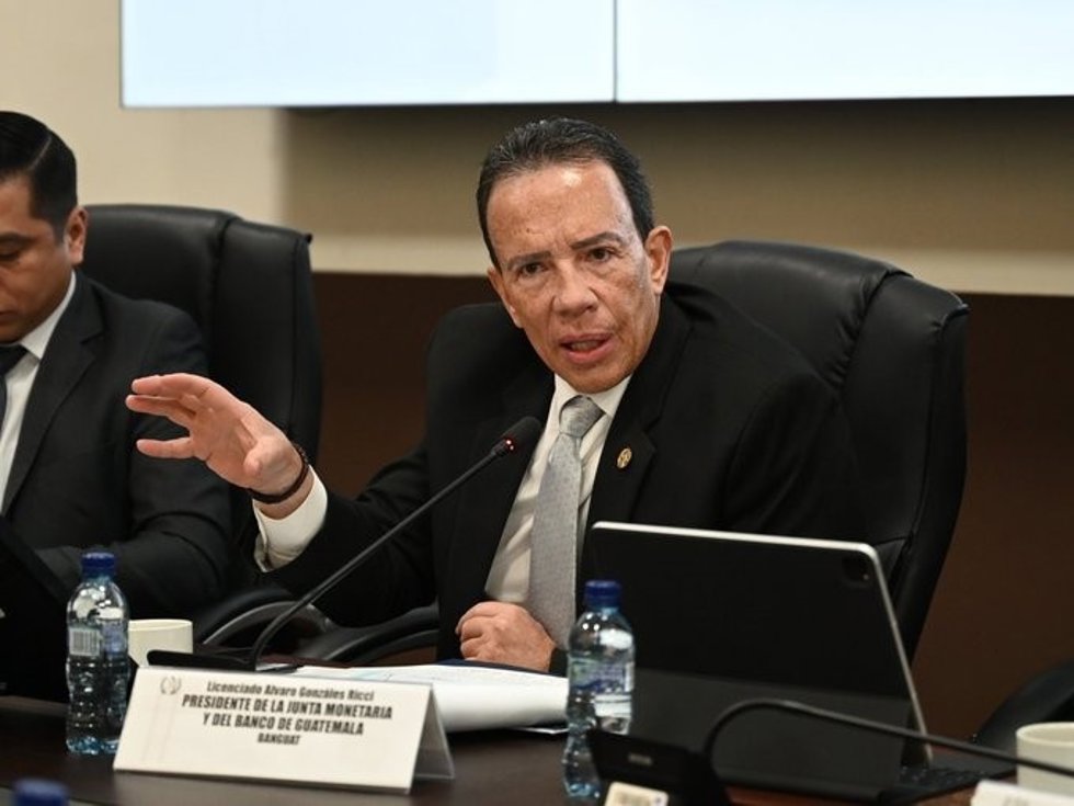 El presidente del Banco de Guatemala, Álvaro González Ricci