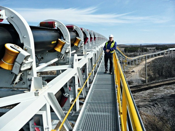 Photo caption: A ContiTech industrial conveyor belt (credit: ContiTech)