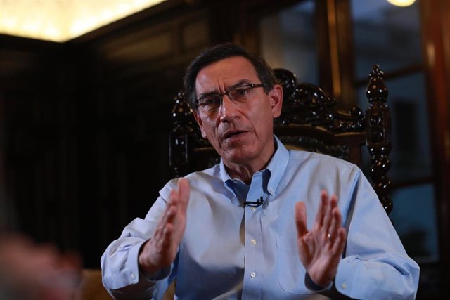 Archivo - El expresidente de Perú  Martín Vizcarra.