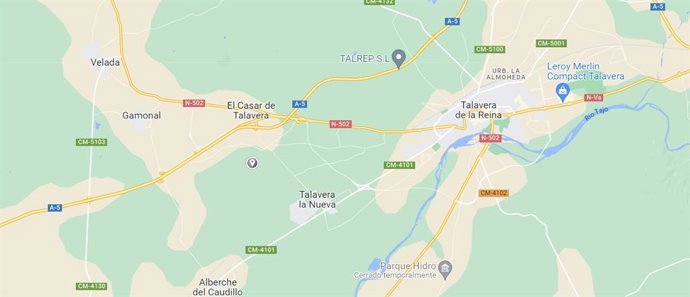 Imagen de Talavera en Google Maps